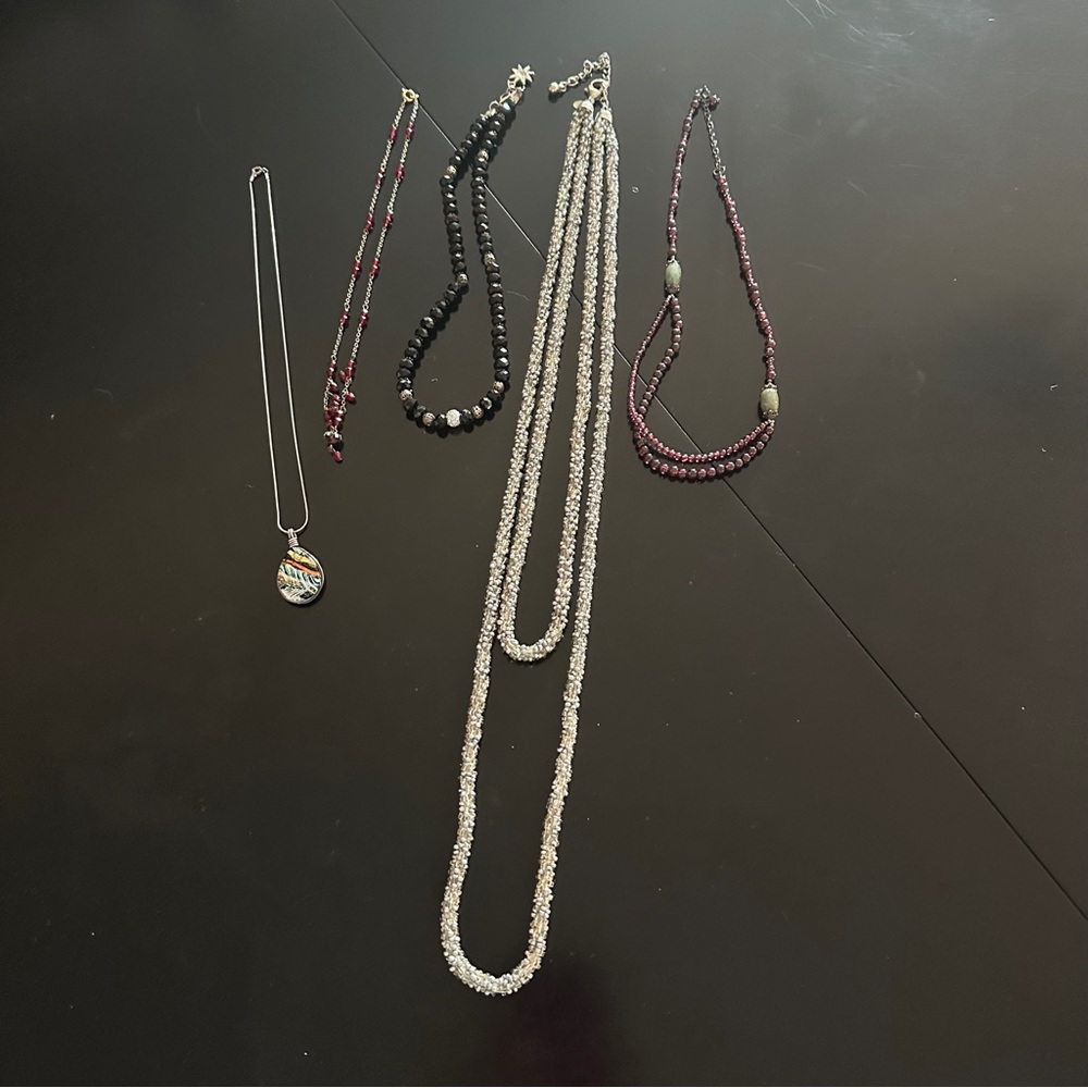 5 necklace bundle.
